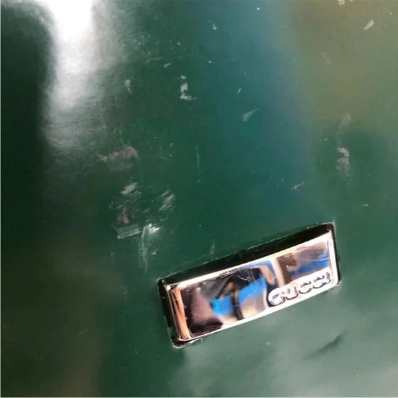 Gucci Green Leather Shoulder Bag - Picture 15 of 16